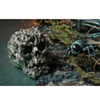 Skog Dödskalle Skulptur