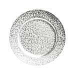 Glittrigt Dekorationsfat Silver