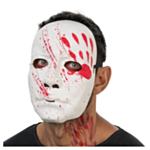Blodig Mask Vit