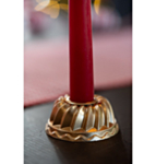 Kakform Ljusstake Guld
