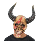 Blodig Demonmask Med Horn