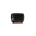 Retro TV Bordsdekoration