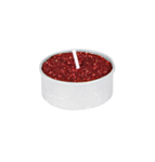 Glitter Värmeljus Röd