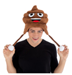 Emoji Bajskorv Hatt Brun