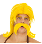 Asterix® Peruk & Mustasch Gul