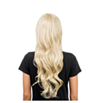 Jenna Lång Peruk Med Lugg Blond