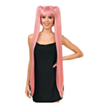 Anime Hatsune Miku Peruk Ljusrosa