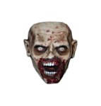 Zombie Bett Latexmask