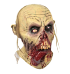 Zombie Tunga Hyperrealistisk Latexmask