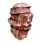 Uppskuret Ansikte Latexmask