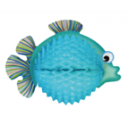 Tropisk Honeycomb Fisk Turkos