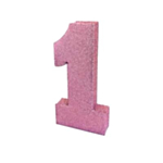 Glitter 1:a Rosa