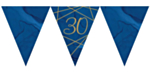 30-års Navy & Gold Vimpelgirlang