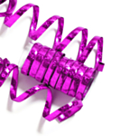Serpentiner På Rulle Holografisk Cerise