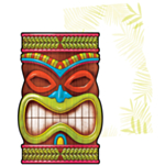 Tiki Time Inbjudningskort