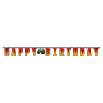 Monster Truck Happy Birthday Banner