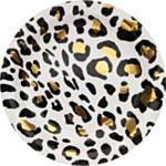 Leopard Middagstallrikar