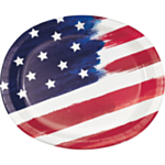USA Ovala Papptallrikar