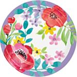 Vårblommor Lunchtallrikar