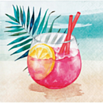 Tropical Drink Kaffeservetter