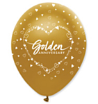 Guldbröllop Ballonger
