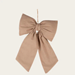 Stor Dekorationsrosett Beige