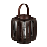 Polyrattan Lykta Mörkbrun