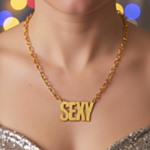 Sexy Halsband Guld