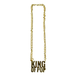 King of Pop Halsband Guld