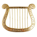 Ängelharpa Guld