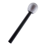 Glitter Mikrofon Silver