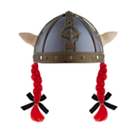 Viking Barnhjälm Med Flätor