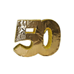 50 År Piñata Guld