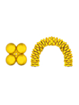 Ballongport DIY Guld