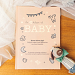En Hilsen Til Baby Gästbok Beige