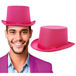 Klassisk Hög Hatt Ljusrosa