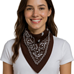 Cowboy Bandana Brun
