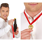 Guldmedalj Flasköppnare Halsband