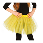 Glittrande Tyllkjol Barn Gul