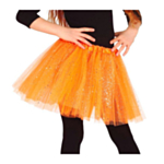 Glittrande Tyllkjol Barn Orange