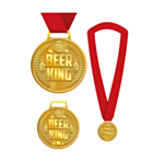 Beer King Medalj Guld