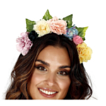 Midsommar Blomsterkrans Hårband