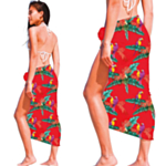 Hawaii Papegoja Kjol Röd
