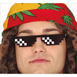 Thug Life Pixel Glasögon