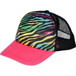 Zebra Keps Rosa/Regnbåge