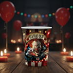 Halloween Cirkus Pappersmuggar