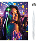 LED Fibrer Hårklämma