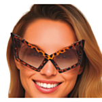 Leopard Cat Eye Solglasögon