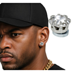 Diamant Pimp Örhängen Silver
