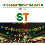 St. Patrick’s Day Glittergirlang Grön/Orange